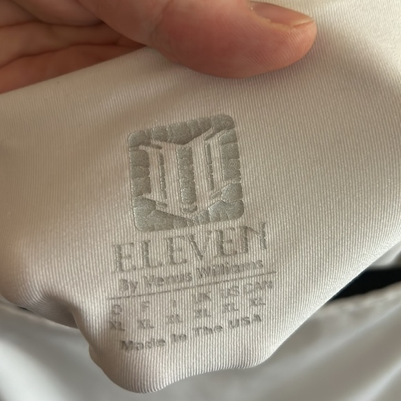 White tennis outfit t-shirt and tennis skirt by Venus Williams - Picture 7 of 10